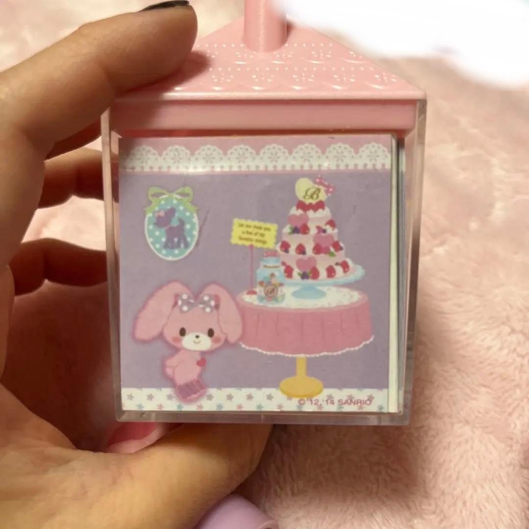 ぼんぼんリボン　おうち型ケース入り　スタンプ　メモ　ドールハウス　2014