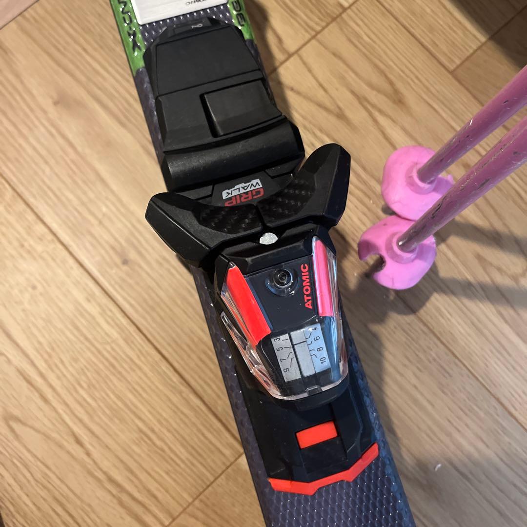 スキー板　ATOMIC Slavor3 148cm 100cmストック付