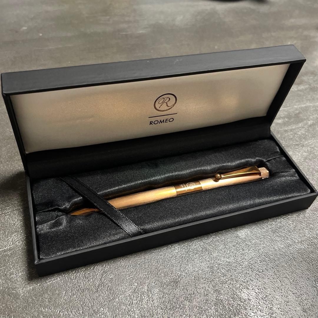 【ちーたま】伊東屋ROMEO No.3ボールペン/ヴィンテージローズ/細軸