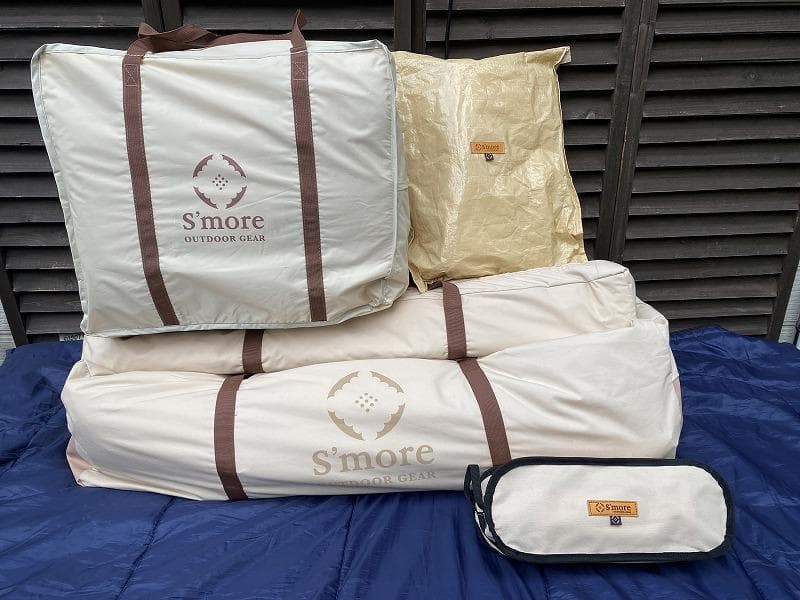 美品！S'more スモア ドルチェロッジ マット グランドシート チェア付き