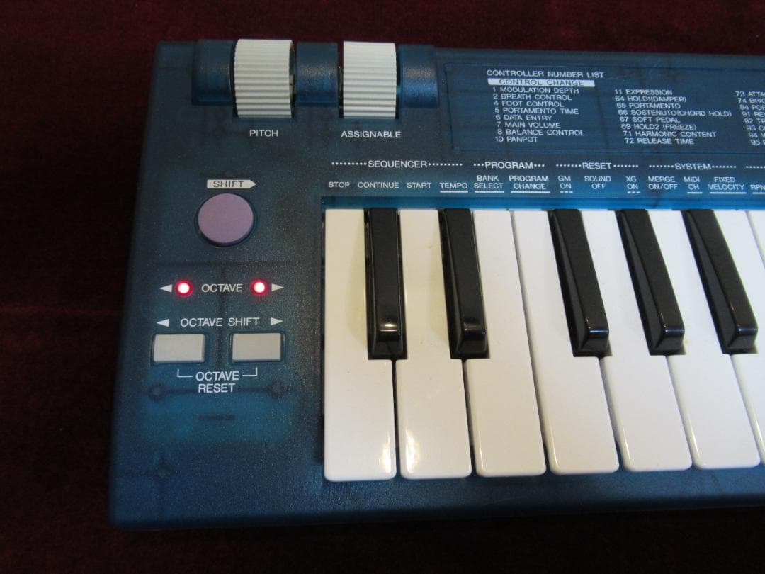 YAMAHA MIDIキーボード CBX-K1B　スケルトン
