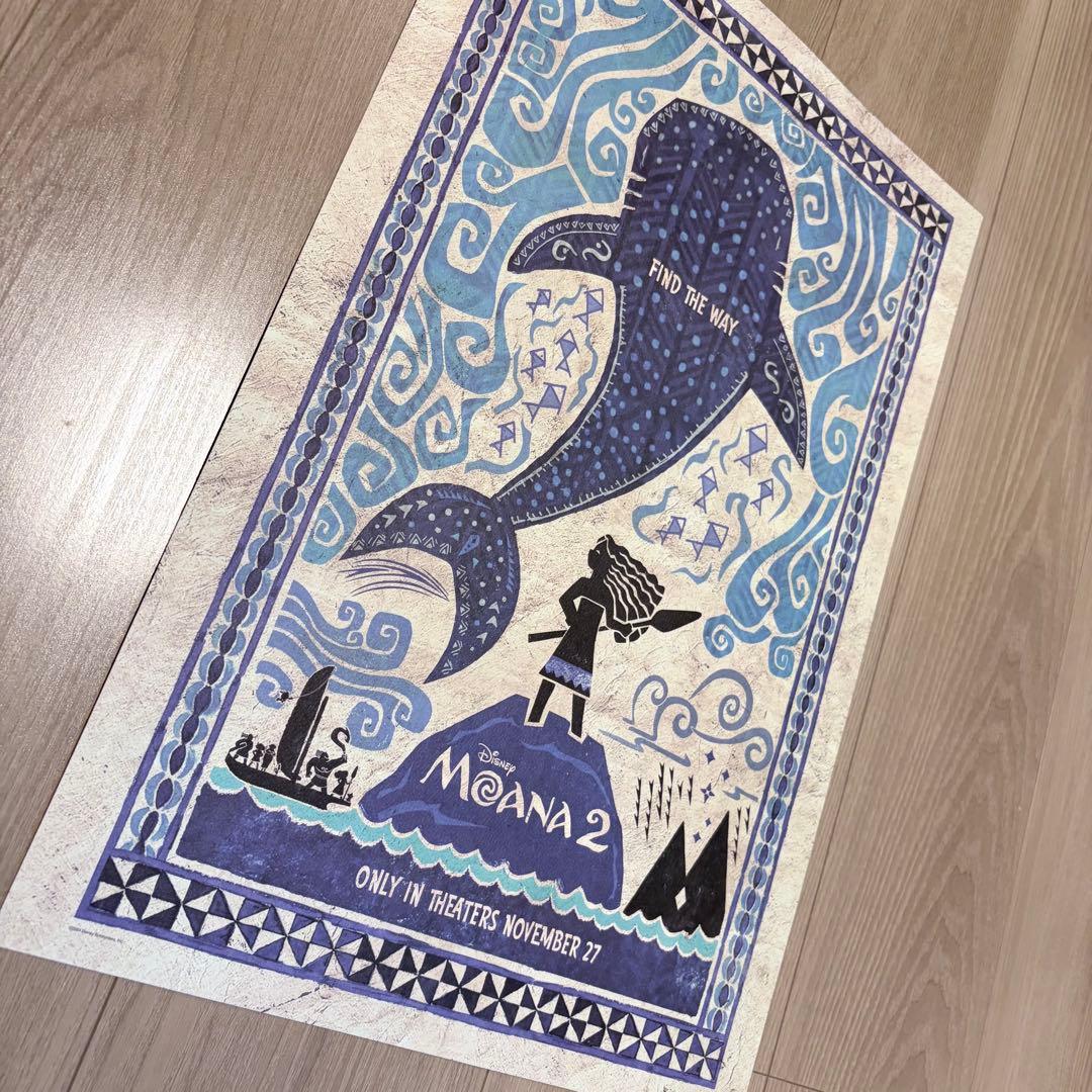 【本日限定価格★海外非売品】モアナ2ポスター D23
