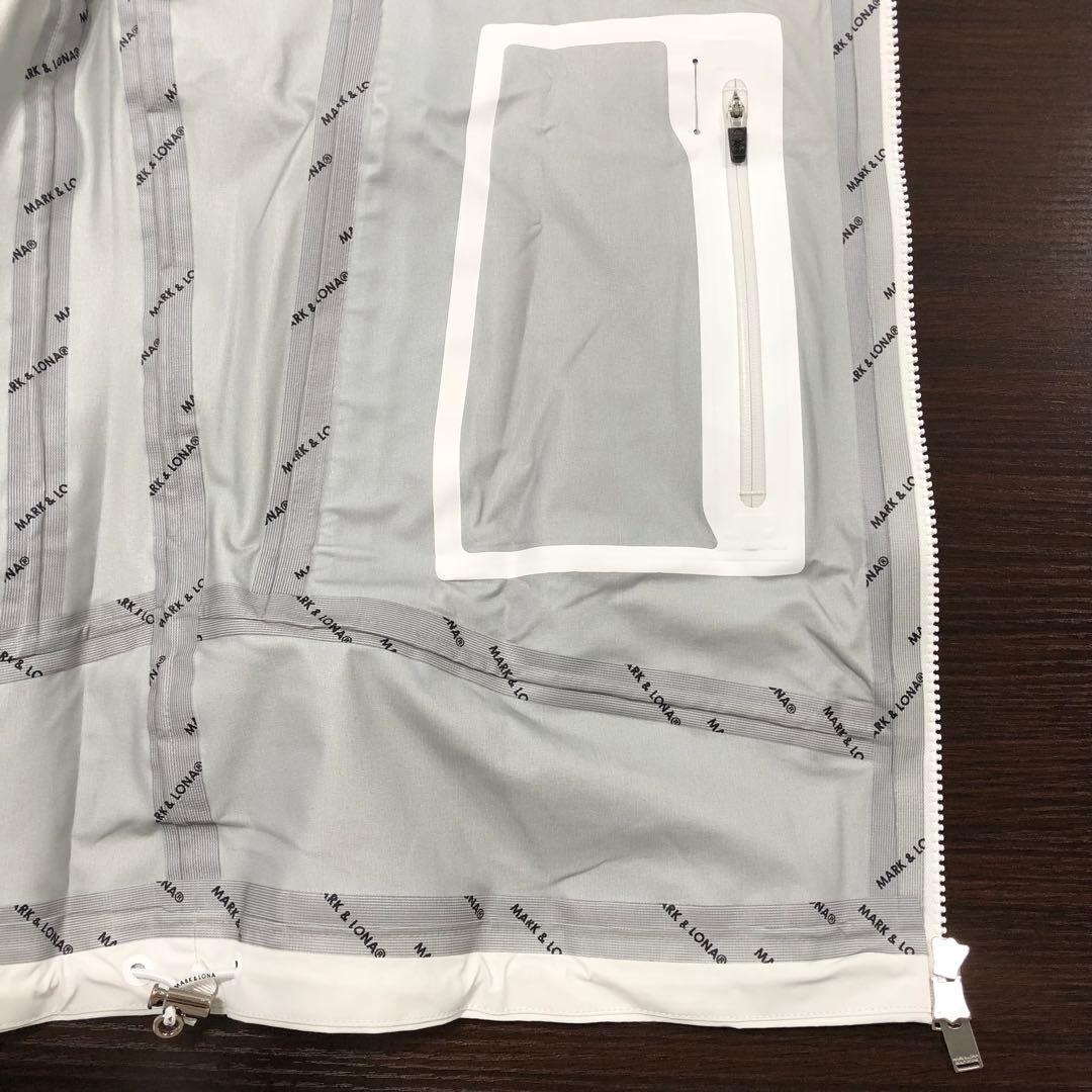 マークアンドロナ MARK＆LONA レインウェア セットアップ ゴルフ 白
