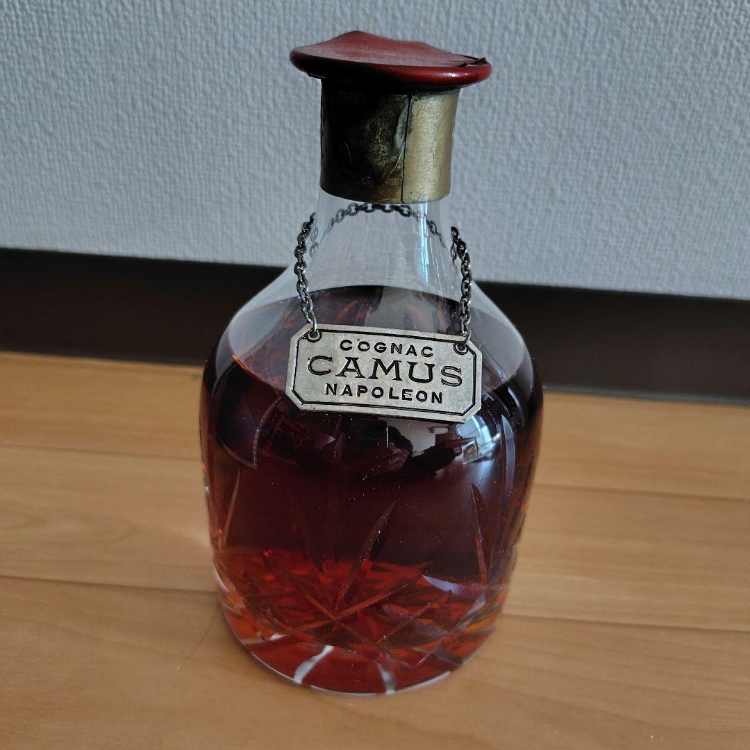 ブランデー カミュ ナポレオン クリスタルデキャンタ コニャック ブック型