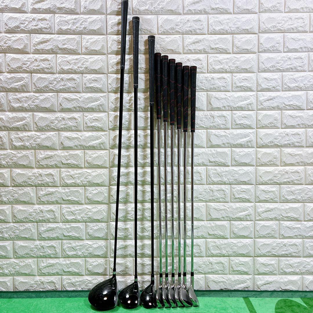 WORLD EAGLE F-01a メンズゴルフクラブ 9本セット 右利き用