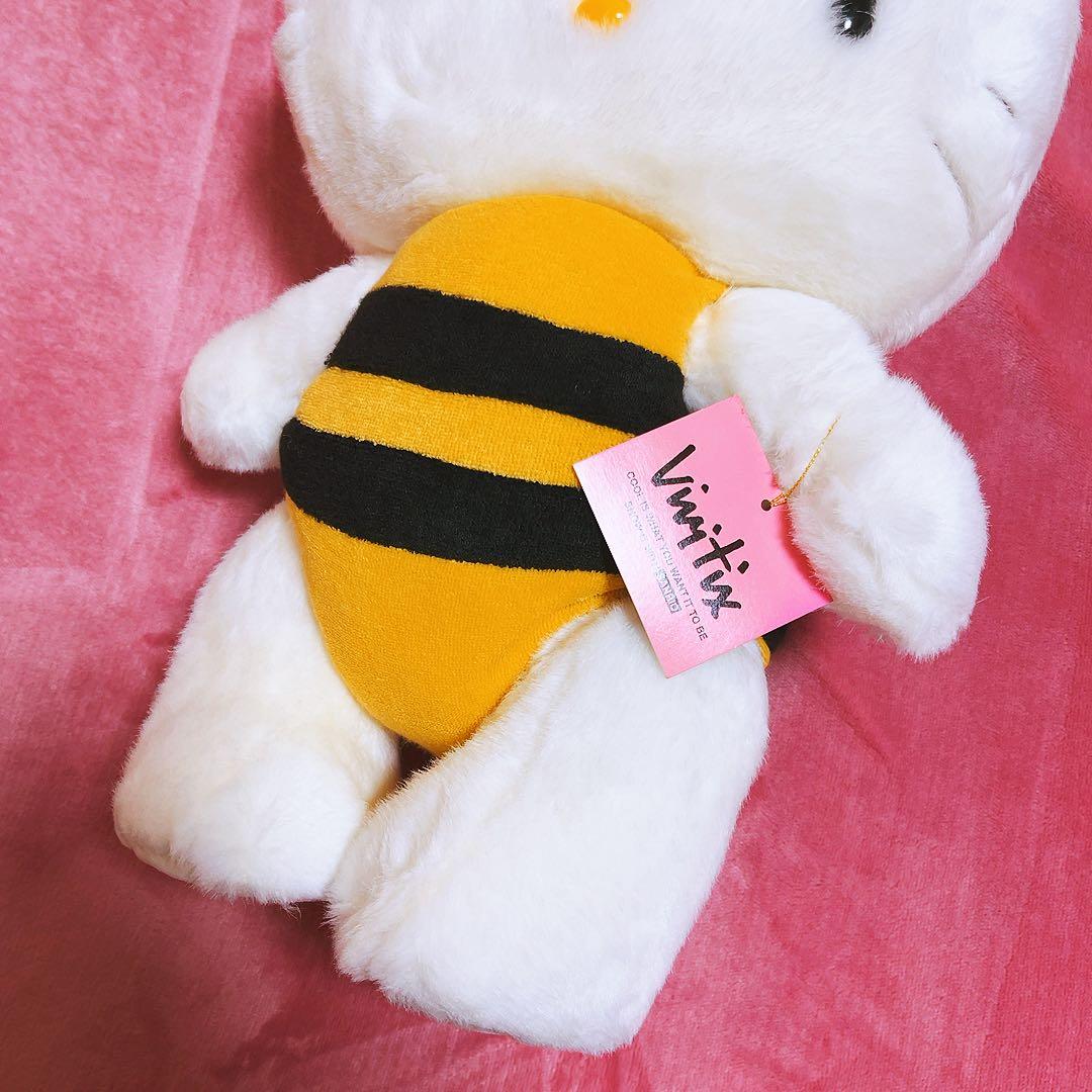 希少レア　ハローキティ　ぬいぐるみ　ハチ　1998年製　vivitex サンリオ