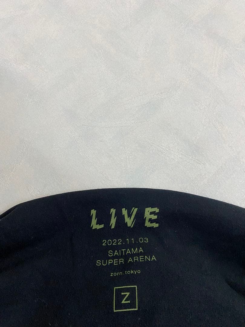 ZORN LIVE 2022.11.03 VIP席特典 パーカー サイズM