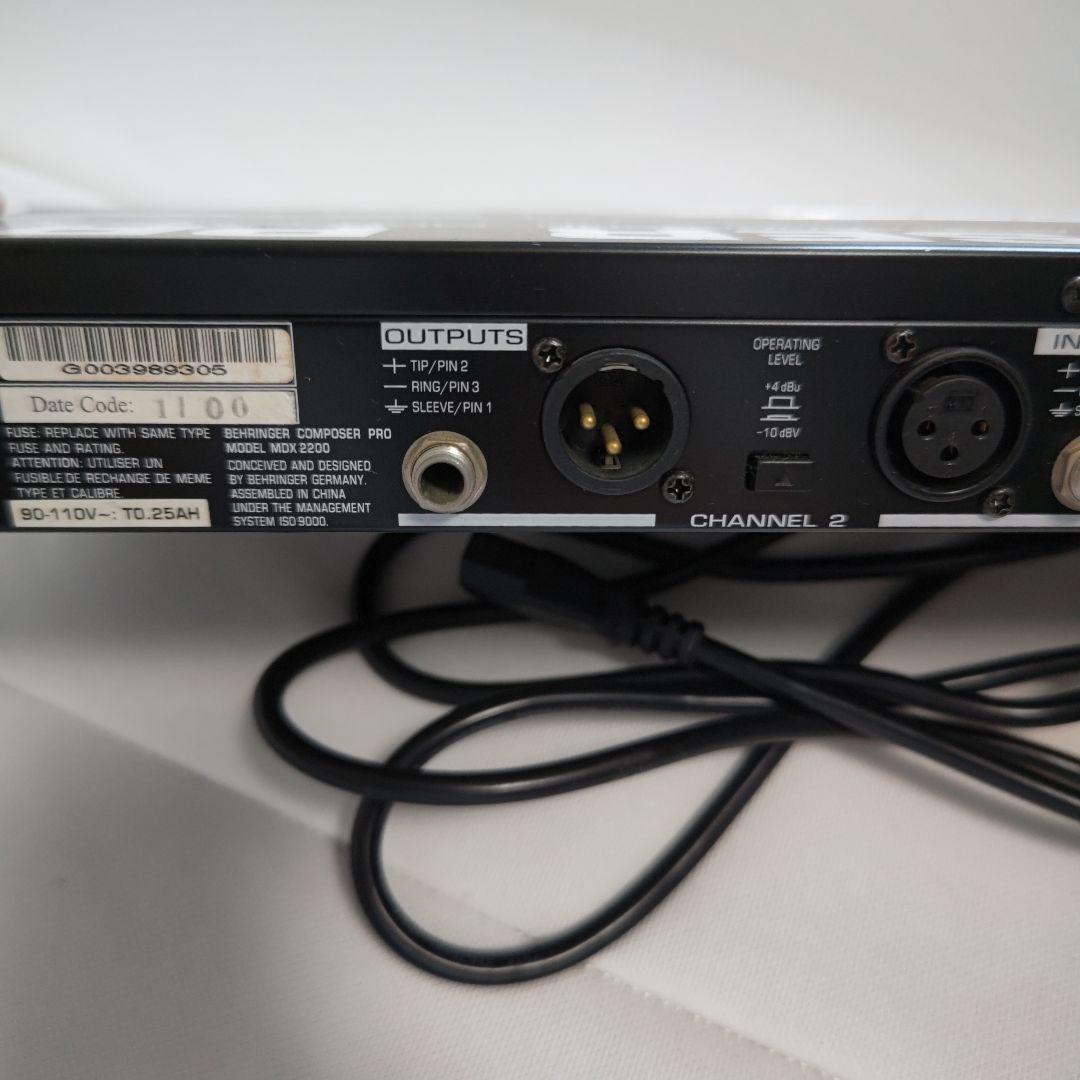BEHRINGER べリンガー MDX2200 コンプレッサー