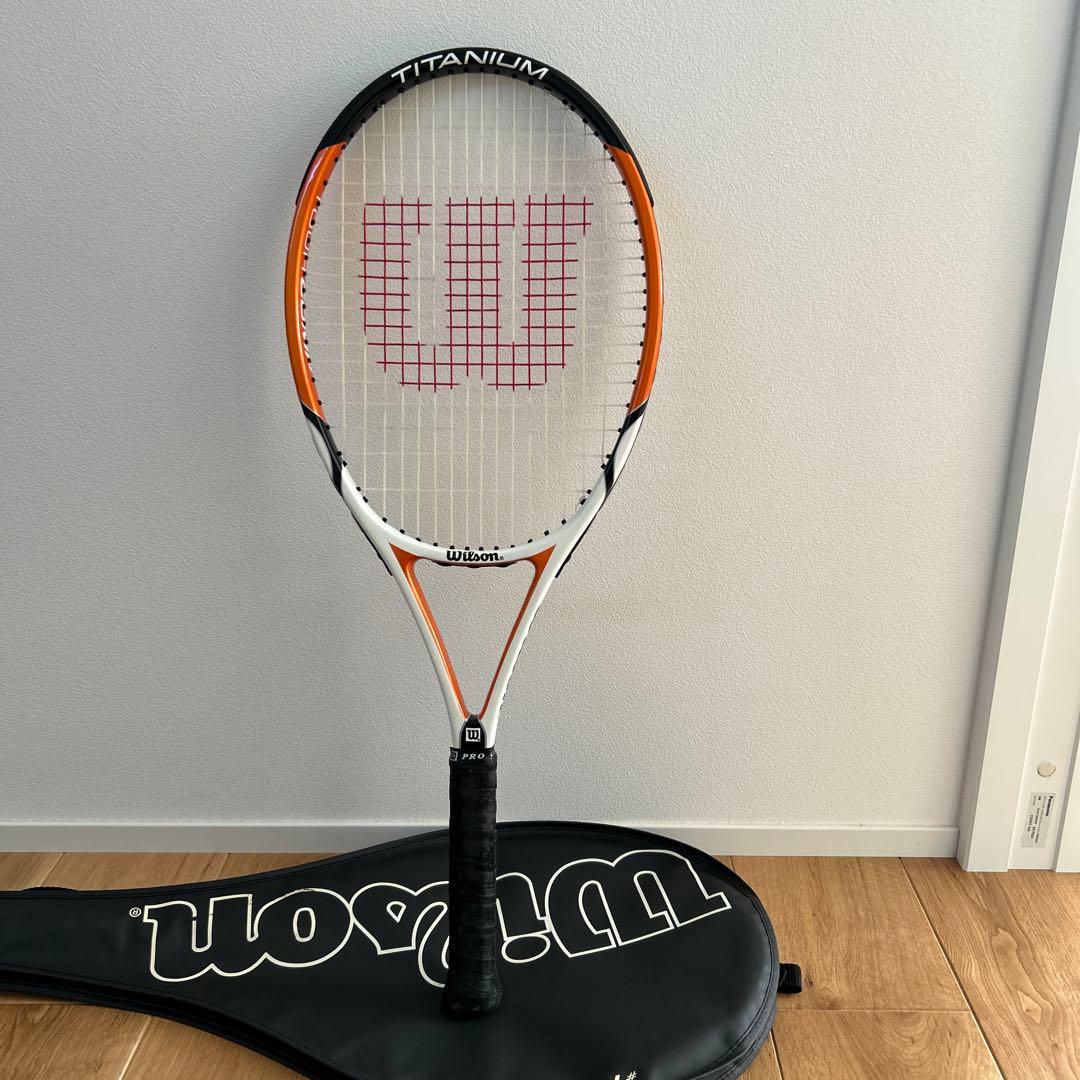 Wilson Titanium テニスラケット ケース付き