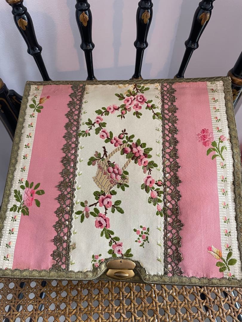 1930年代フランス ランジェリー入れPorte mouchoirs