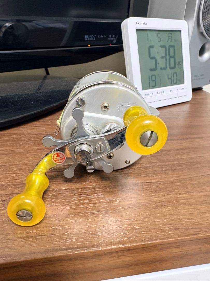 Abu Garcia 4601C3 ベイトリール ハネクラオリジナルハンドル