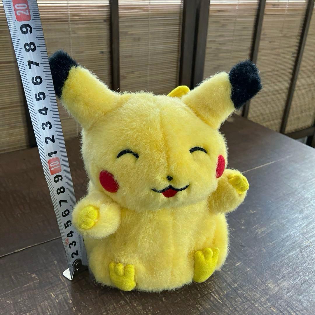 希少/初期・初代ピカチュウ/ポケモン/にっこりピカチュウ/TOMY/ぬいぐるみ
