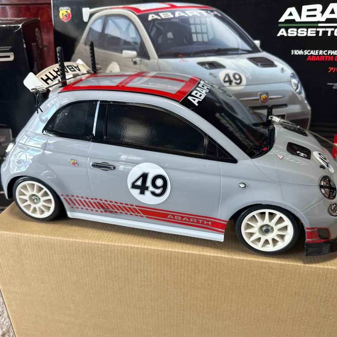 F219⭐️アバルト500⭐️ タミヤ 1/10 電動RC FF アセットコルセ