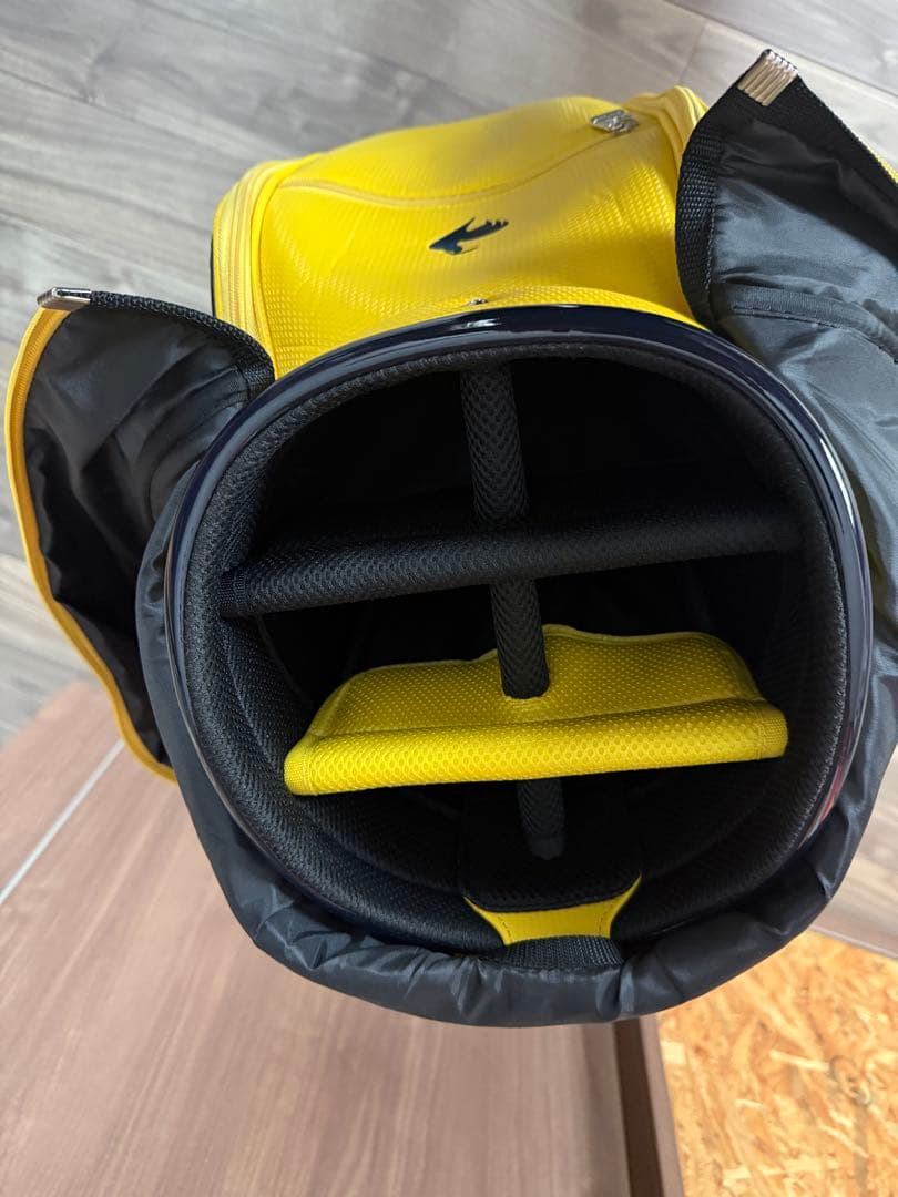 ルコック　イエロー キャディバッグ　ゴルフバック