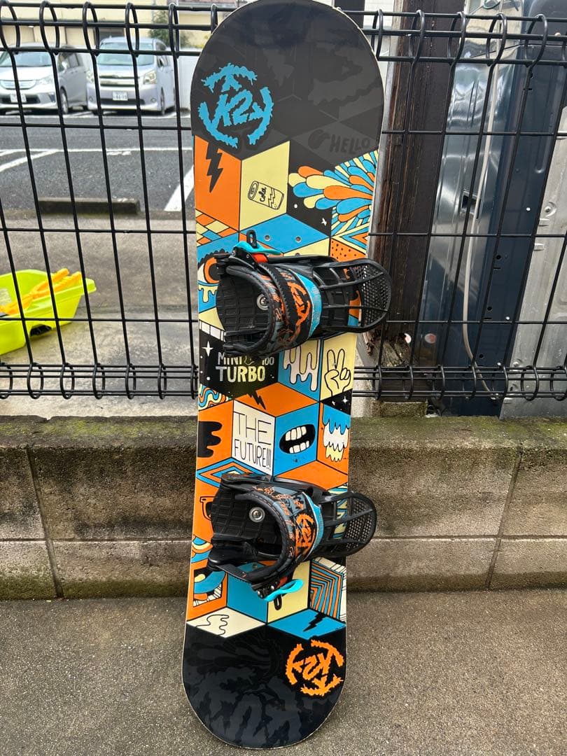 K2 MINI TURBO 100 スノーボード 3点セット