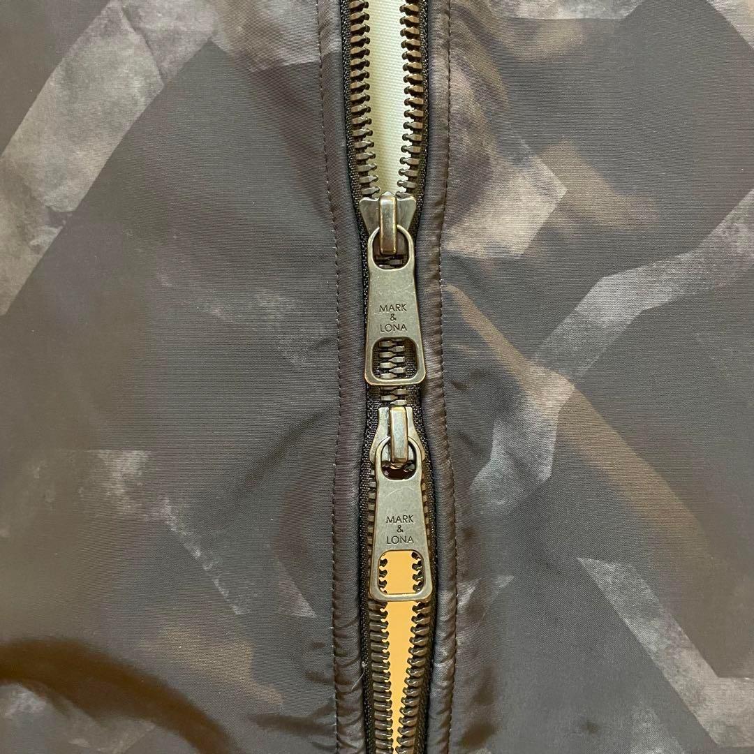【美品】マークアンドロナ MARK&LONA ブルゾン ジャケット グレー 48