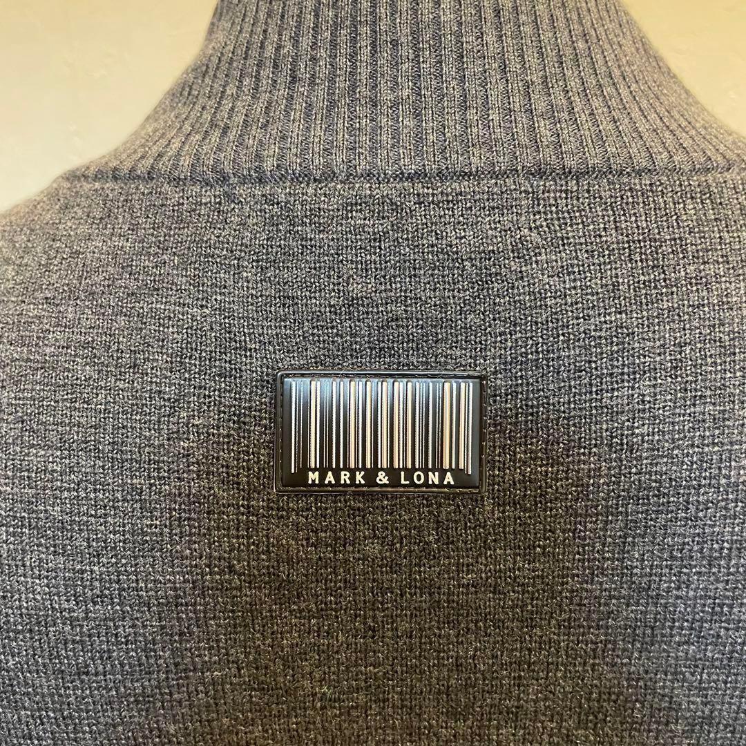 【美品】マークアンドロナ MARK&LONA ブルゾン ジャケット グレー 48