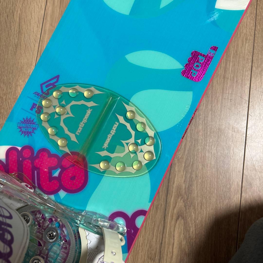 スノーボード板ビンディングセット136