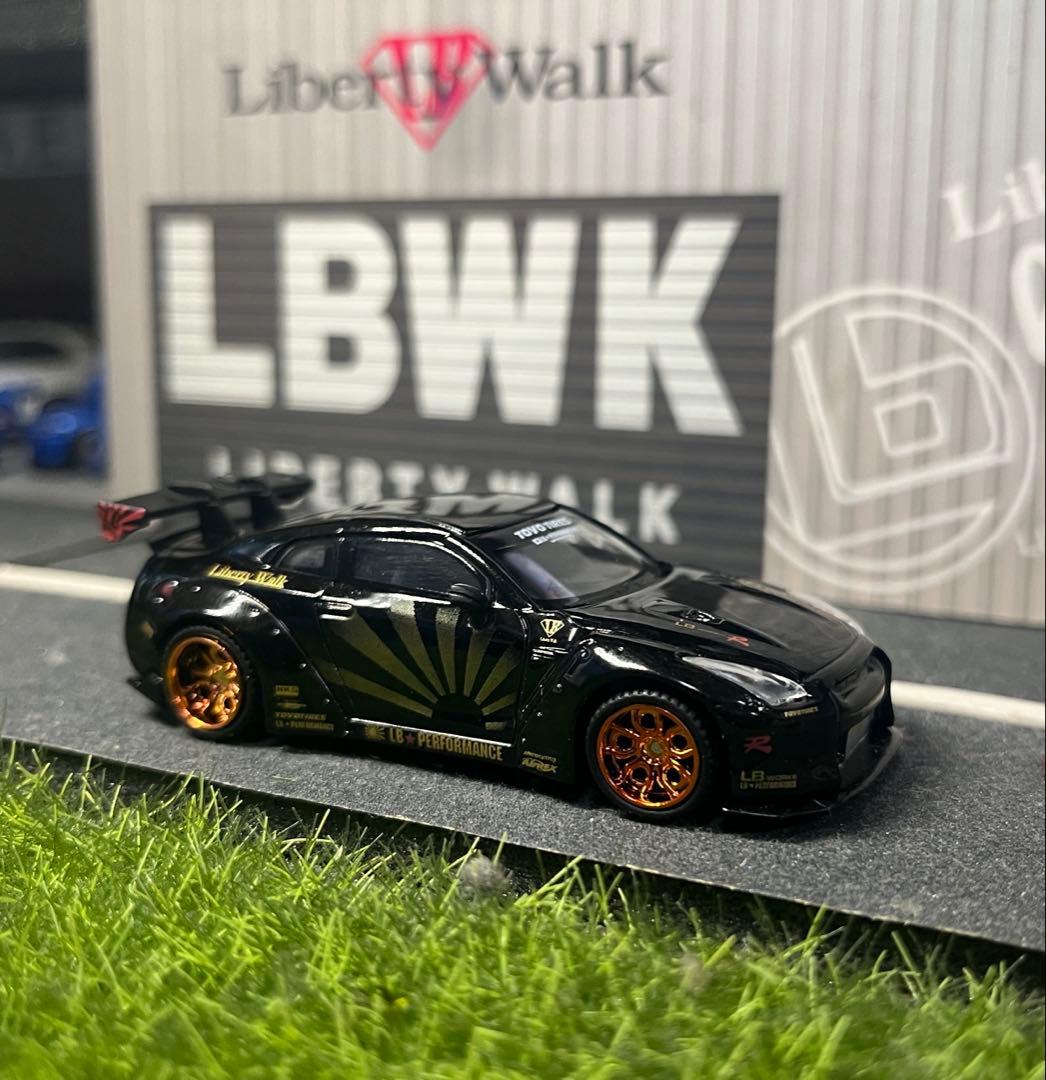 miniGT No.5 1/64 LB ブラック　カッパーホイール 開封品