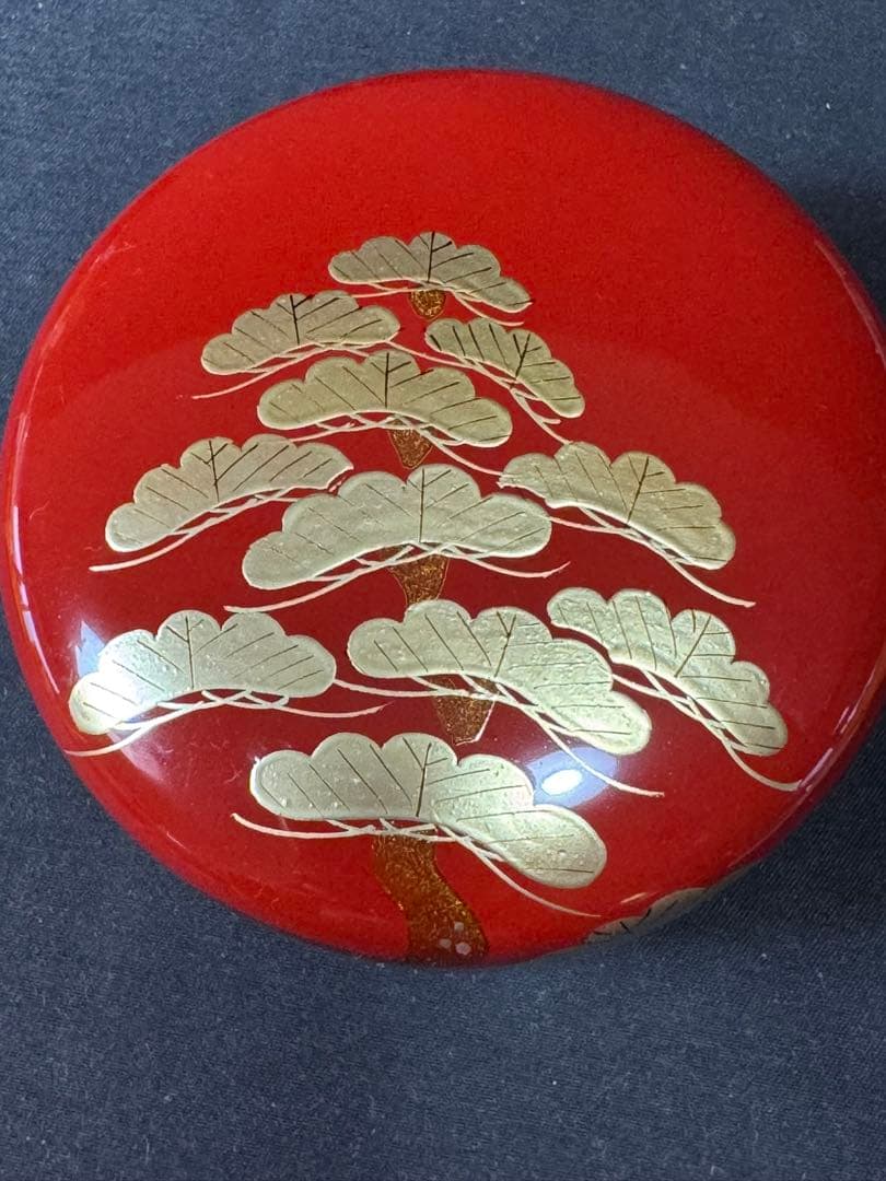 G82 送料無料　四季棗　樹芳　棗　春夏秋冬　木箱　漆芸　茶道具