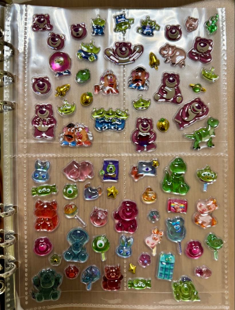 プチドロップステッカー ディズニー シール帳 A5 完成品