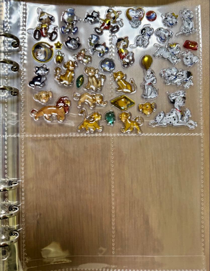 プチドロップステッカー ディズニー シール帳 A5 完成品