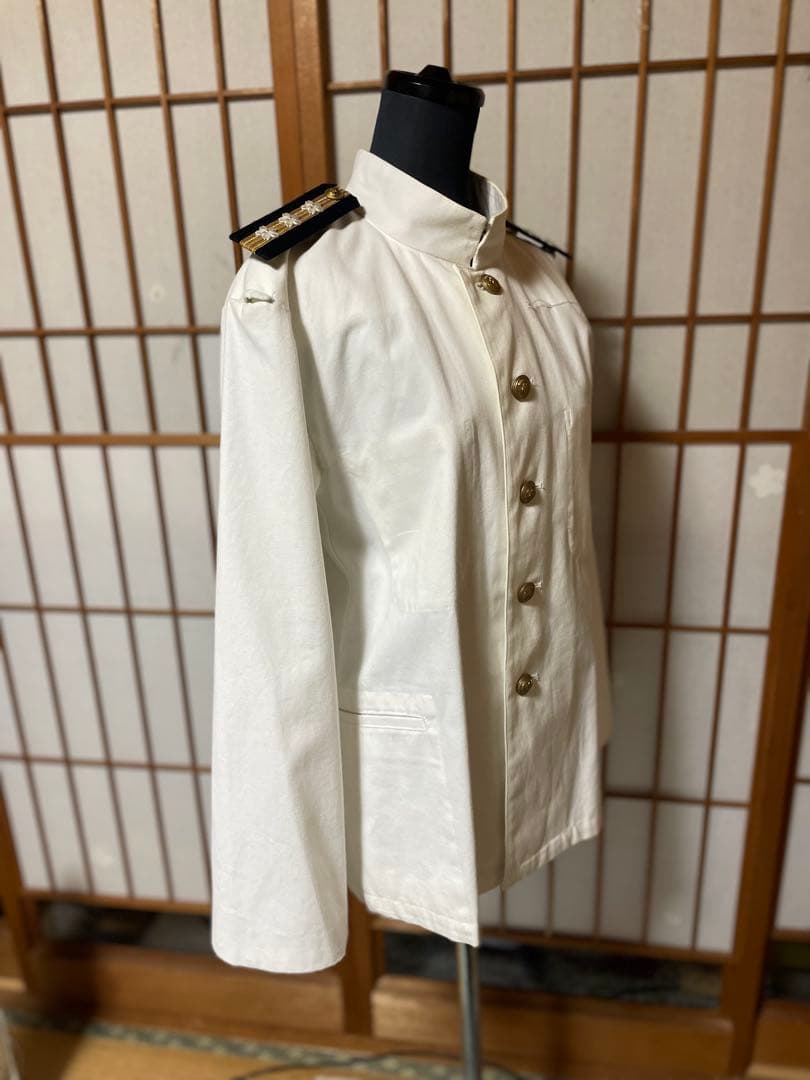 日本海軍二種軍装　上下　肩章付き　複製品　夏衣　日本軍　軍装