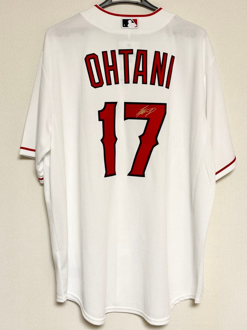 【新品・正規品】大谷翔平選手　ゴールドサイン刺繍レプリカユニフォーム　XＬサイズ