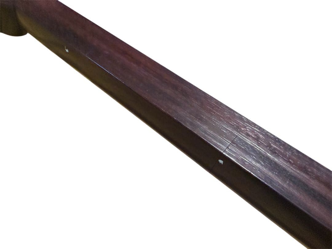 三味線 中棹 紫檀 東さわり 破れあり 和楽器 ハードケース付き