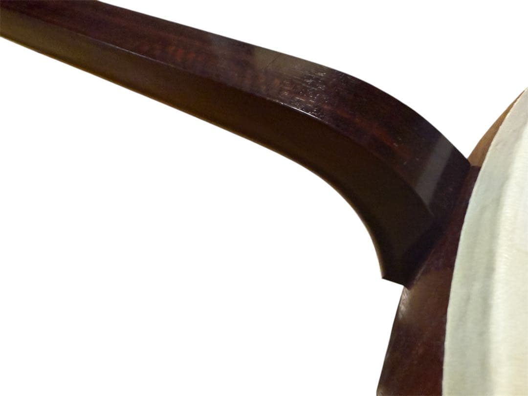 三味線 中棹 紫檀 東さわり 破れあり 和楽器 ハードケース付き