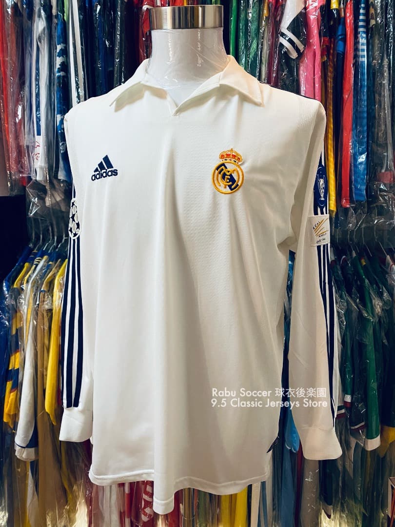 レアルマドリード 01/02 ホーム ユニフォーム #5 ジダン 長袖