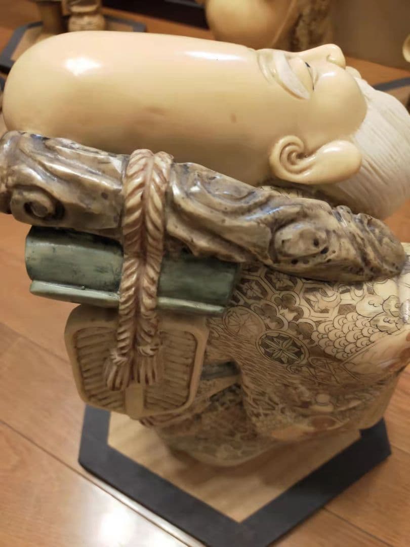 七福神の置物 置物 雅俊 七福神 練り物 縁起物 商売繁盛 招福