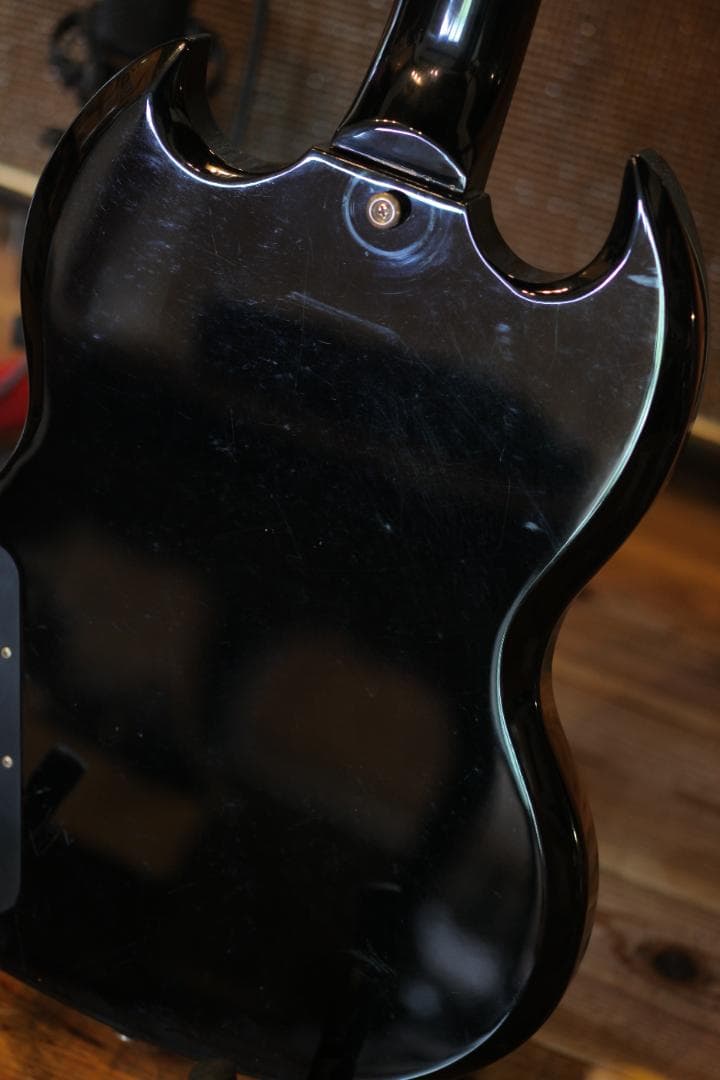 動画あり! Epiphone SG Pro ソリッドブラック整備済
