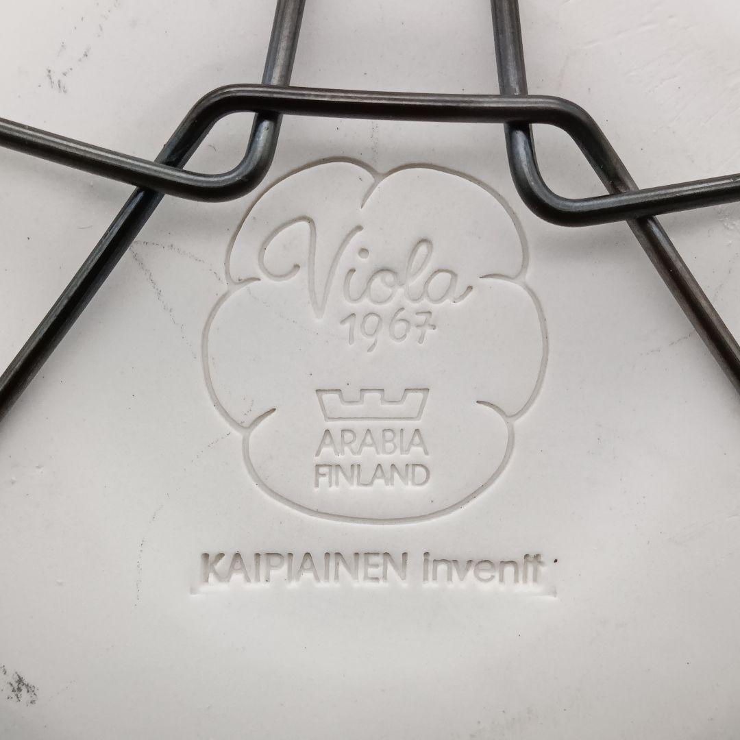 ARABIA ビオラ ウォールプレート 飾り皿 北欧 スミレ