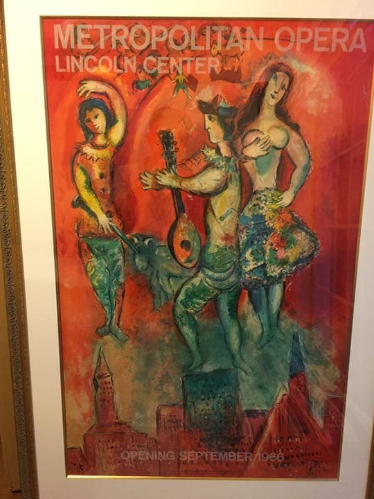 シャガール　カルメン　リトグラフ