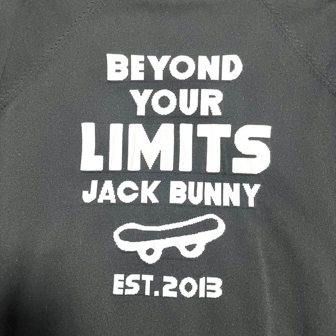 ✨美品✨ジャックバニー ニットジャケット ジップアップ 背面ロゴ サイズ5 L