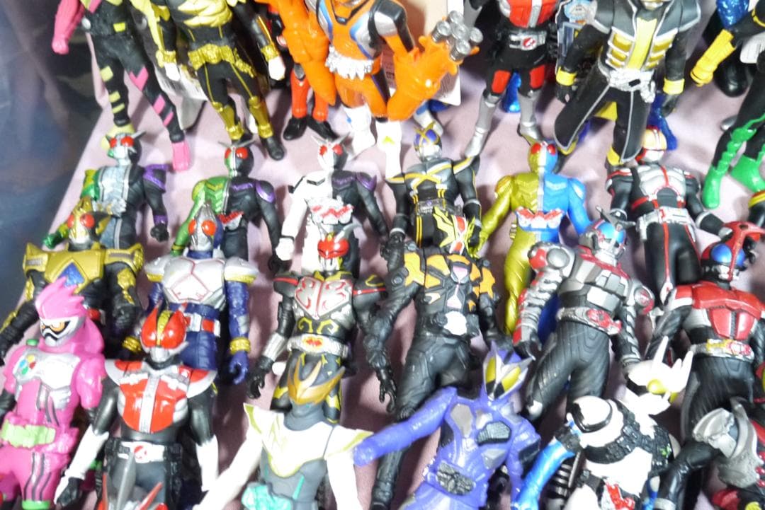 ライダーヒーローシリーズ　ビッグサイズソフビフィギュアなど　108体セット