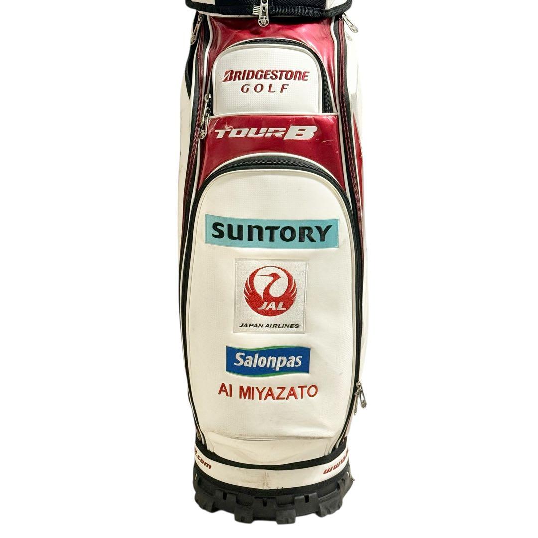 【希少・引退記念】宮里藍 BRIDGESTONE TOUR B キャディバッグ