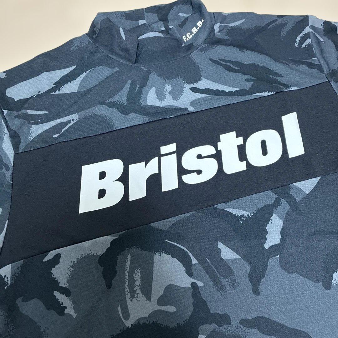 FCRB モックネック半袖シャツ M