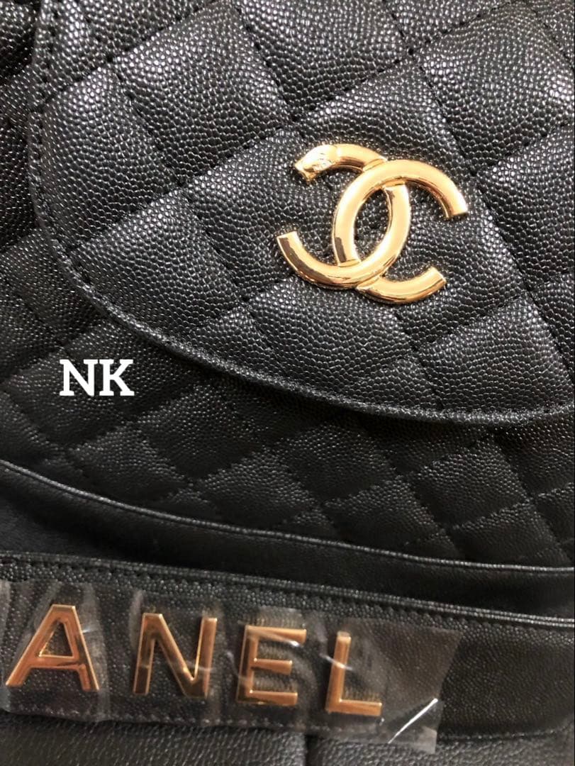 限定セール❗️ブラック シャネル　ノベルティ　レザー ショルダーバッグ　VIP