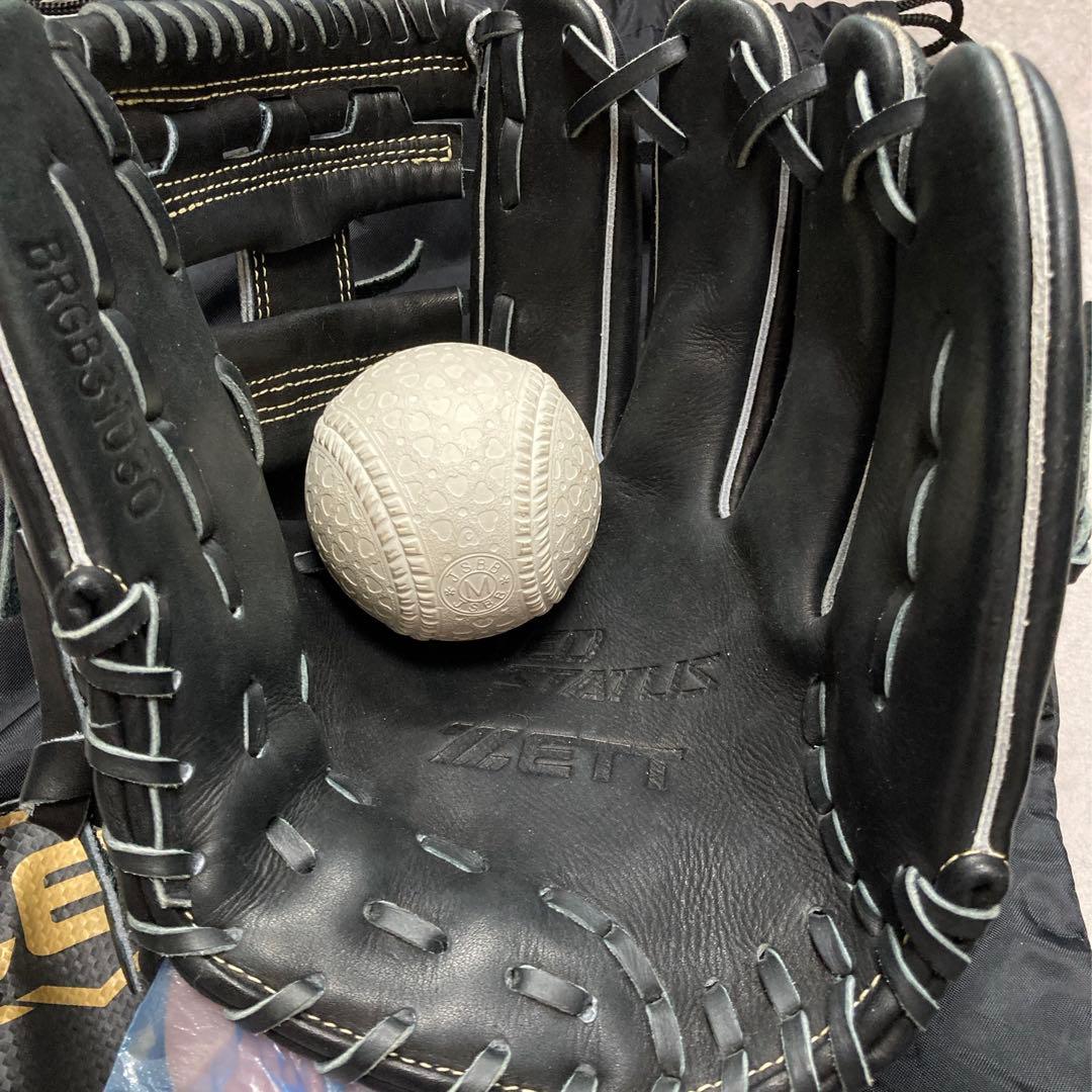 ZETT ネオステイタス 一般 大人用 軟式 野球 グローブ グラブ 状態良好品