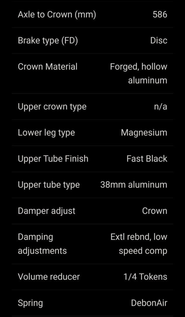 ROCKSHOX ZEB SELECT 29インチ サスペンションフォーク