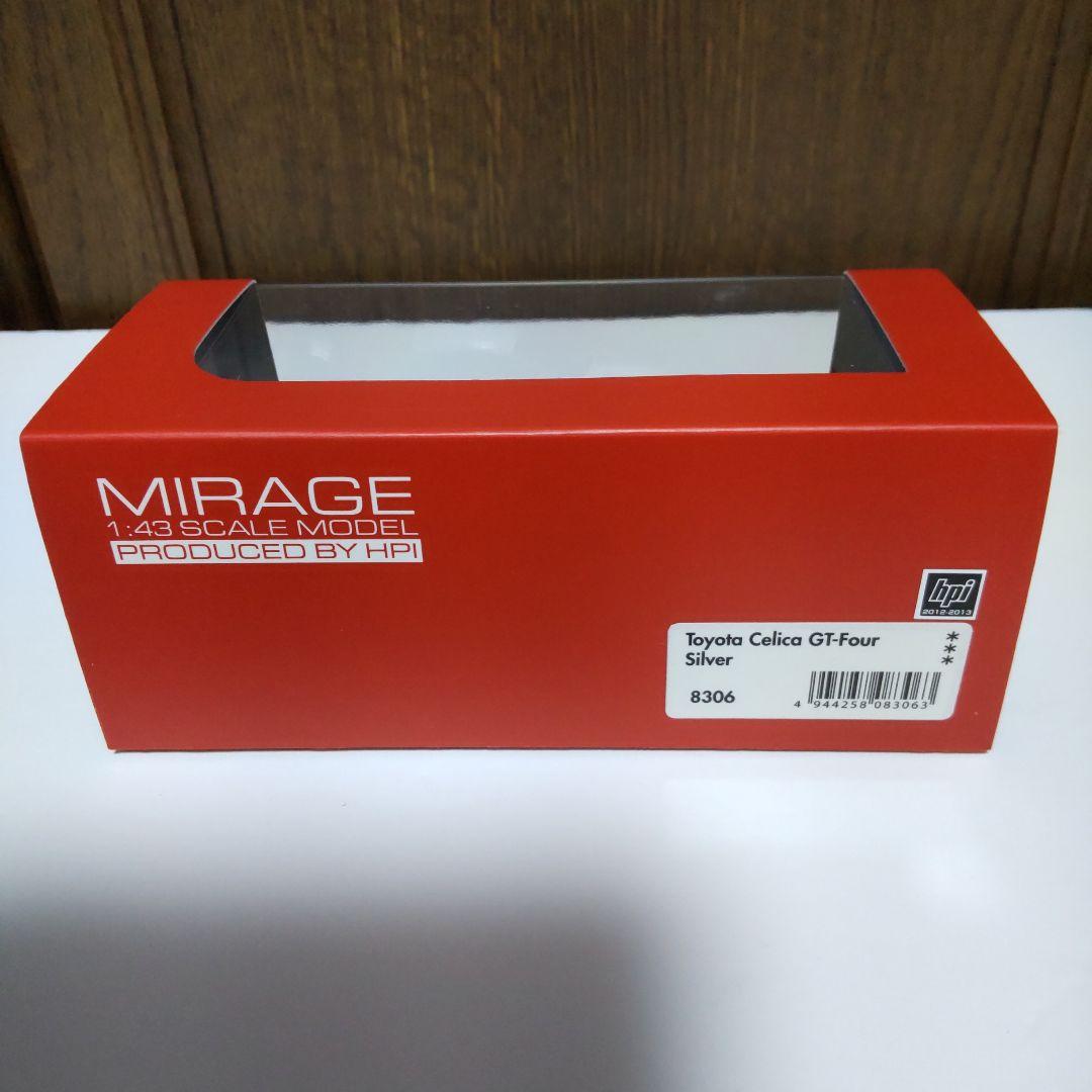 トヨタ セリカ GT-Four シルバー 1/43 hpi ミラージュ