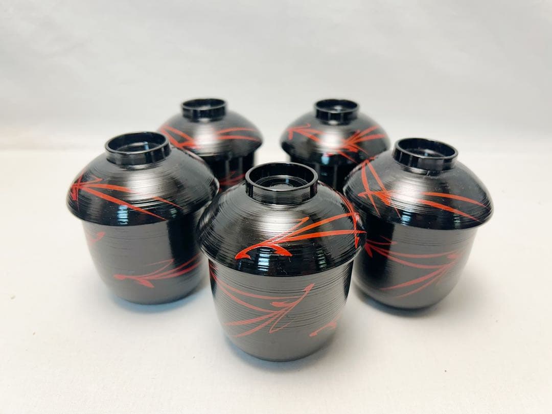 懐石道具揃えて 一式 五客揃 漆器 元箱