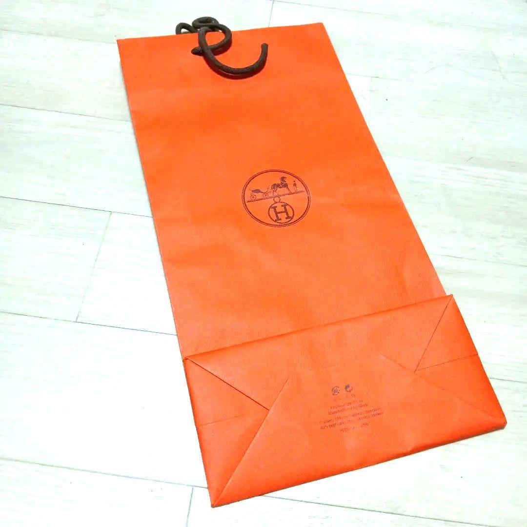 HERMES オレンジ色 紙袋 封筒型