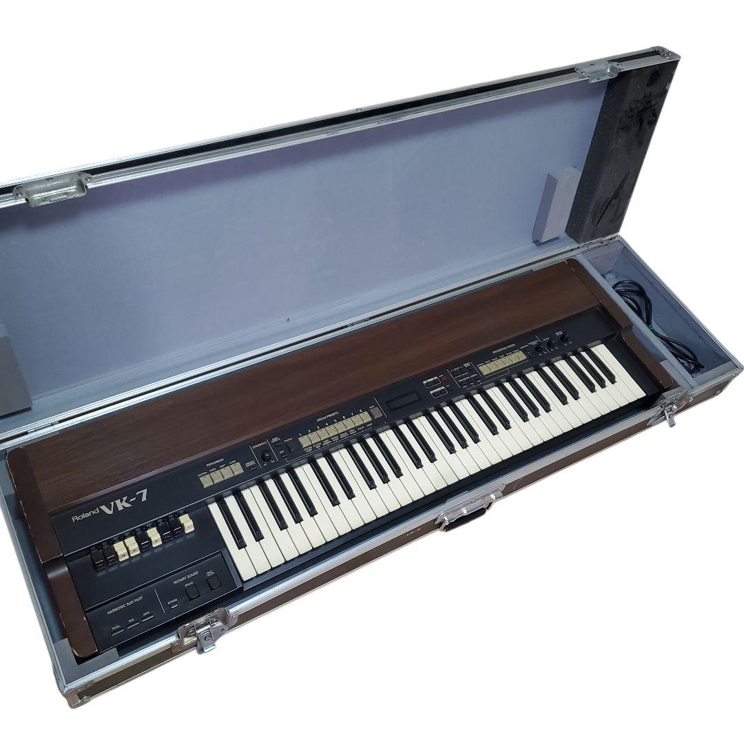 【希少・名機】Roland VK-7 オルガンキーボード 日本製 ハードケース付