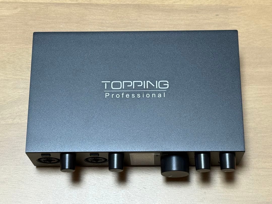 Topping E2x2 OTG ブラック オーディオインターフェイス