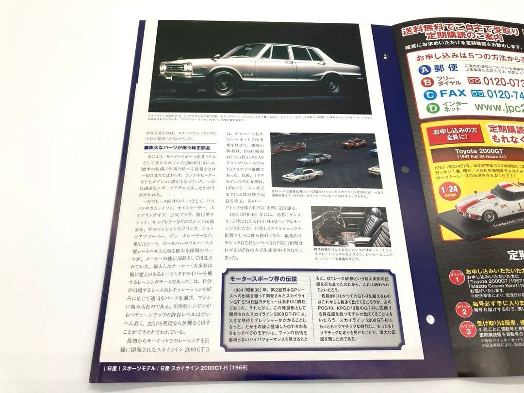 国産名車コレクション 1/24 人気車種 初年度モデル Skyline GT-R
