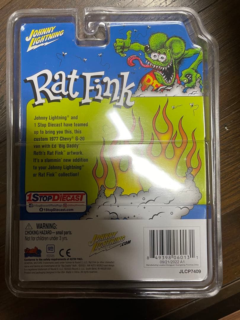 ジョニーライトニング　ラットフィンク　シェビーバン　1/64限定別注モデル！
