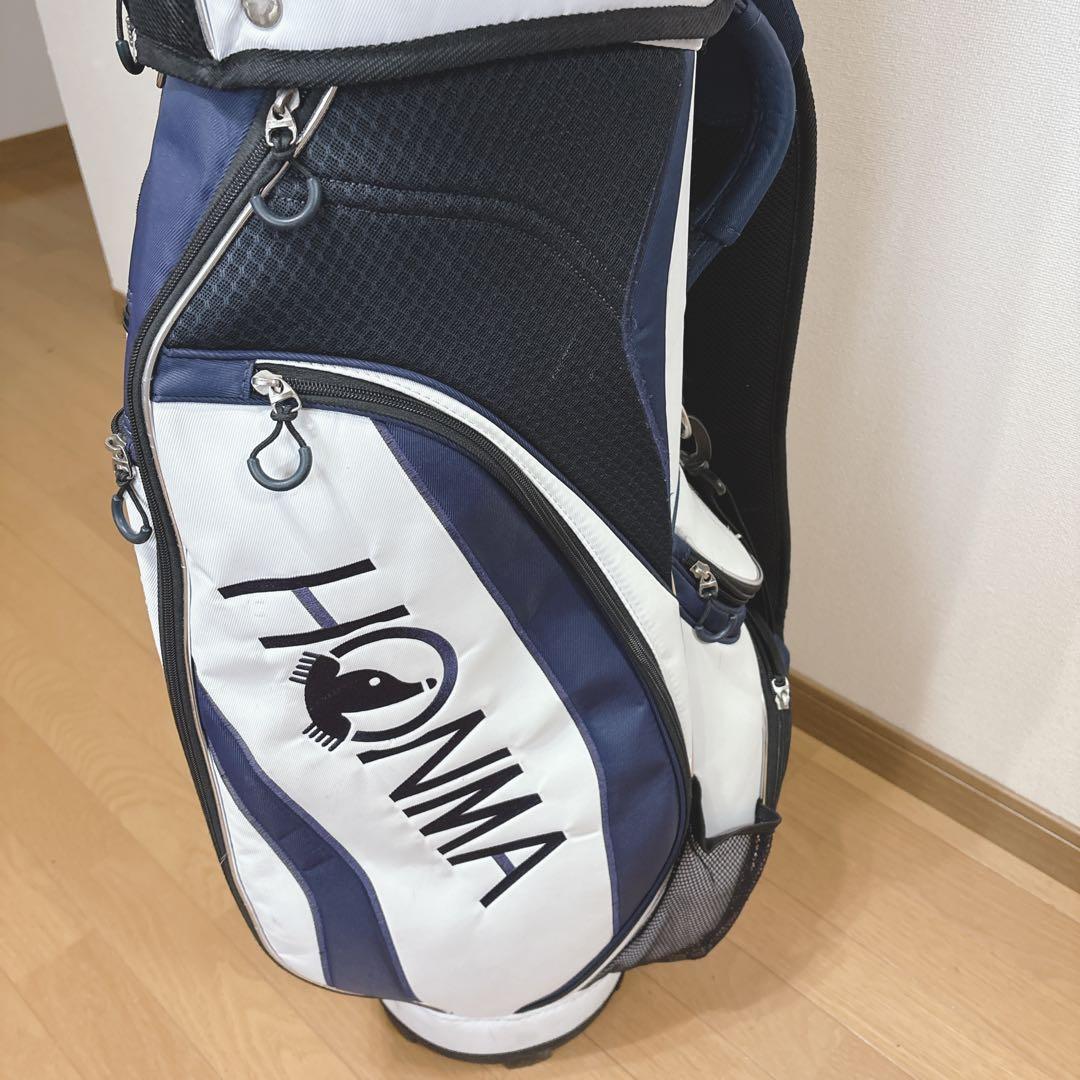 K438 HONMA コンパクトスポーツ キャディバッグ ホワイト